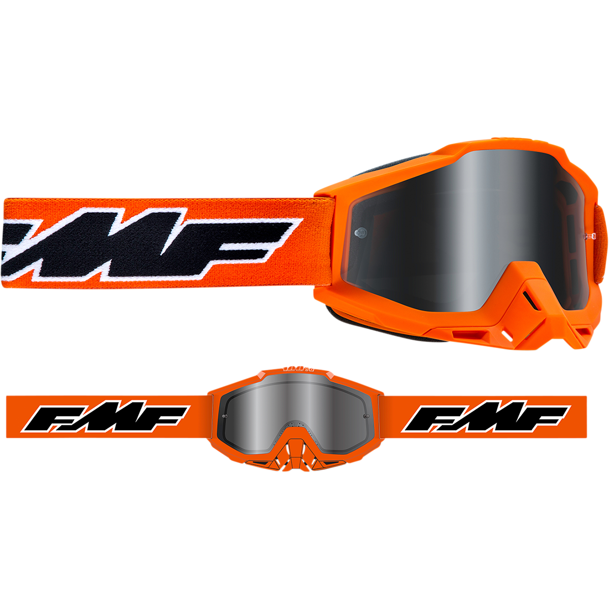 FMF VISION PowerBomb Sand Goggles - Rocket - Orange - Smoke F